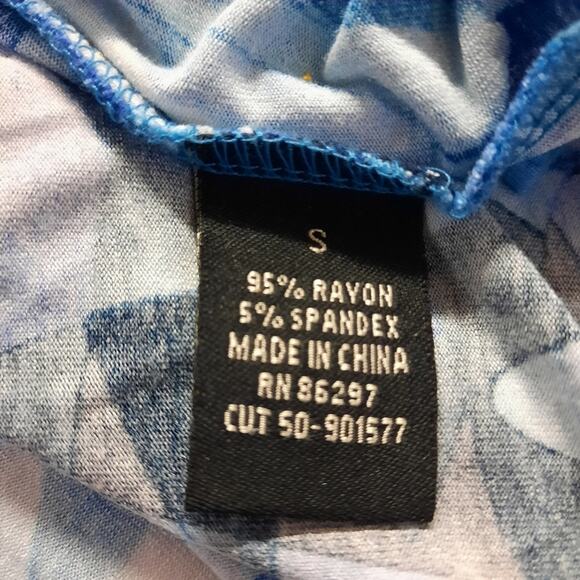 BCBGMAXAZRIA Dress Womens Small Blue Long Sleeve Pullover Sheath V-Neck - Picture 9 of 10